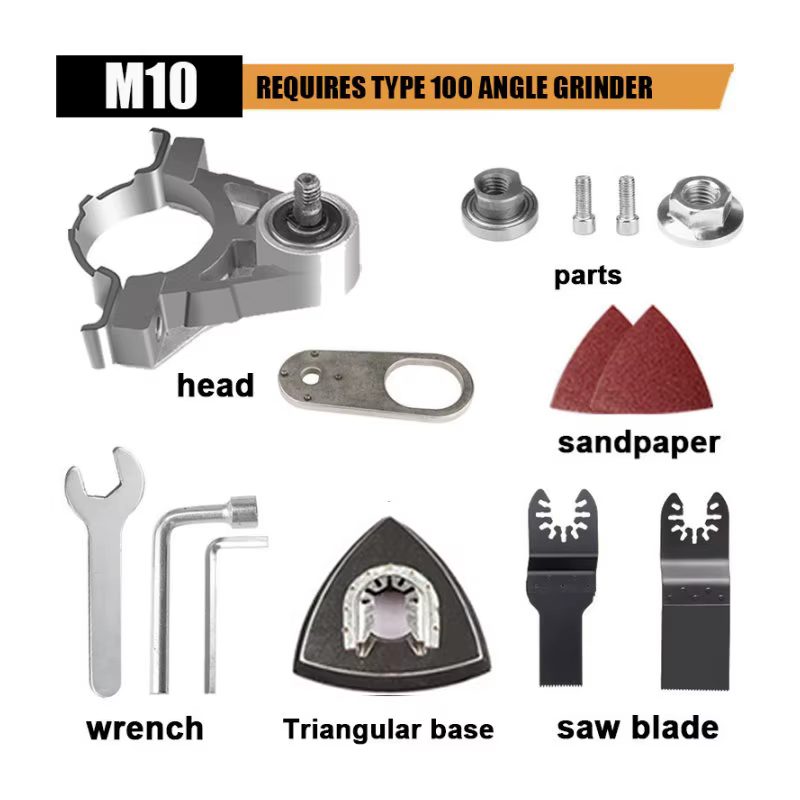 Conversion de meuleuse d'angle, adaptateur de tête universel, convertisseur filetage M10 M14 pour sc