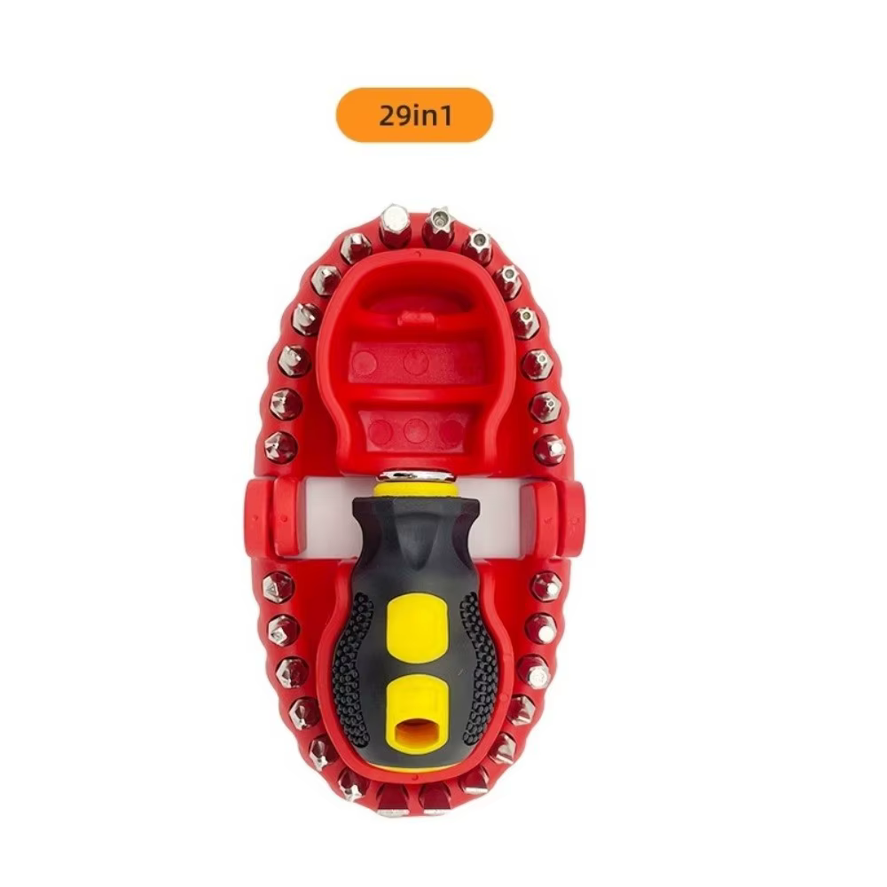 Jeu de tournevis multifonction magnétique CR-V 28 pièces, embouts magnétiques haute dureté, clé à cl
