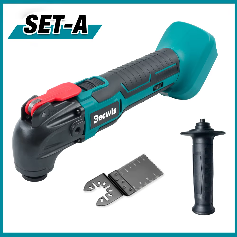 Outil multifonction oscillant sans fil, scie électrique avec coupe-herbe/pelle/outil de coupe pour l