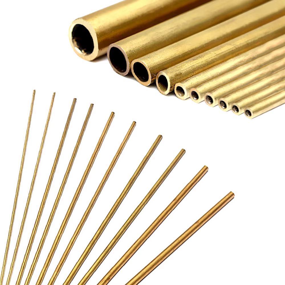 Tubes en laiton bricolage tuyau rond diamètre 2/3/4/5/6/7/8/9/10/12mm longueur 300mm de Long 0.5mm m