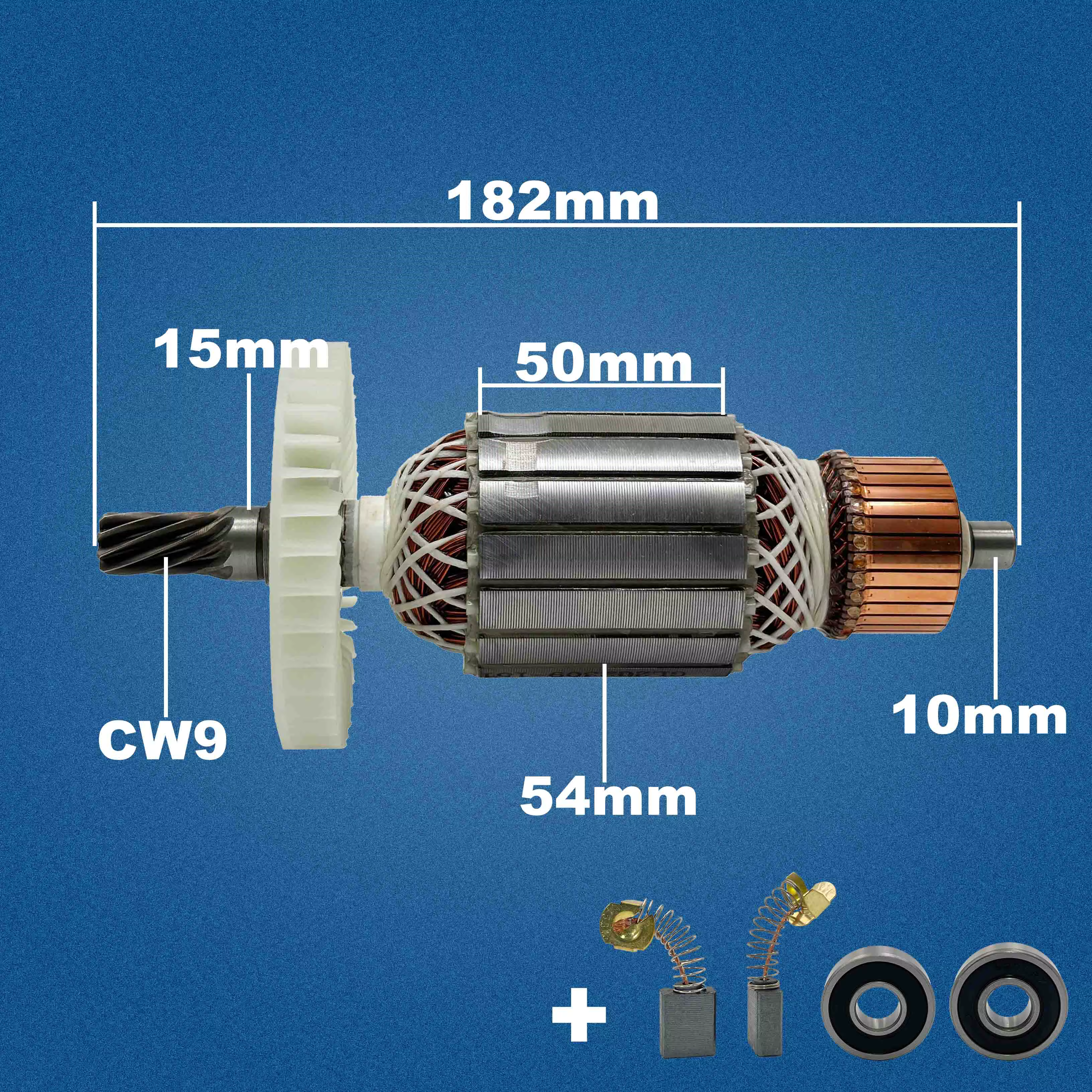 AC 220V 240V LS1040 LS1030N LS1040F LH1040 Induit Rotor pour MAKITA Scie à onglet Pièces de rechange