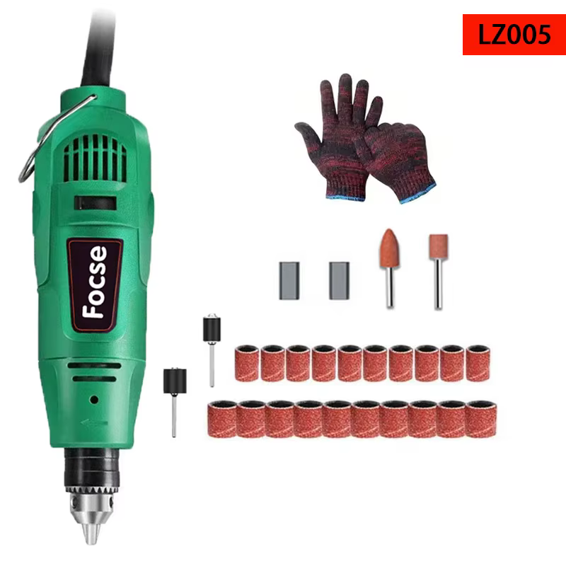 Perceuse électrique haute puissance 480/260W, meuleuse Dremel, machine à polir et ensemble d'accesso