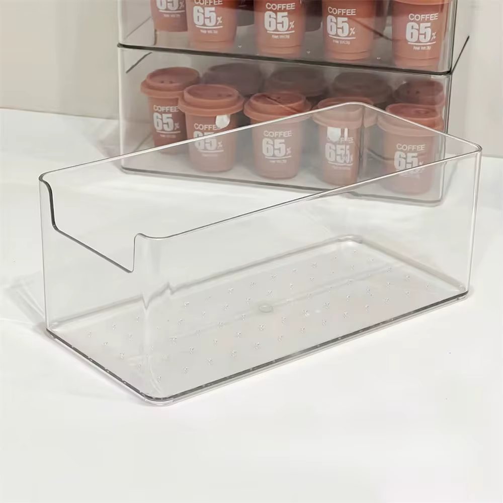 Boîte de rangement transparente multifonctionnelle-bureau de bureau Durable, médicaments et autres b