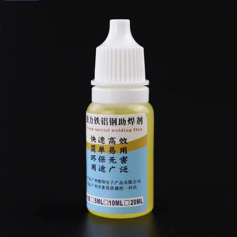 Flux de soudure pas propre 0.33oz liquide métallique Flux de soudure aluminium et électronique 18650