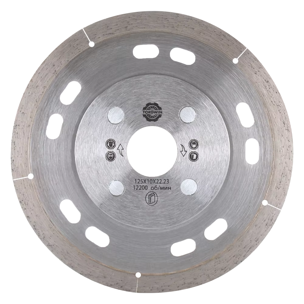 Lame de scie diamantée 125mm, disque de brasage en métal à coupe sèche, meuleuse d'angle à pression 