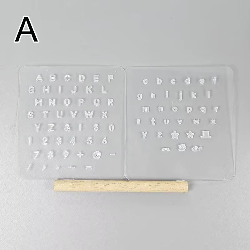 1 ensemble d'outils de marquage et d'impression sur cuir, poinçon de lettrage pour cuir, outil d'imp