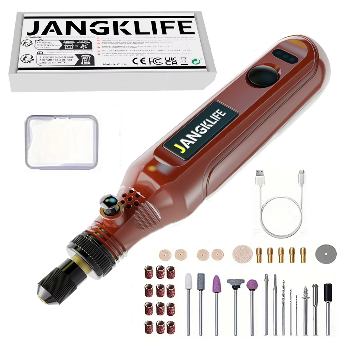 USB Sans Fil Outil Rotatif Kit Bois Gravure Stylo BRICOLAGE Pour Bijoux En Métal Verre Mini Perceuse