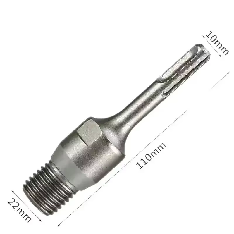 Foret à noyau de diamant M22 SDS Plus, adaptateur intégré fendu, marteau électrique, poignées carrée