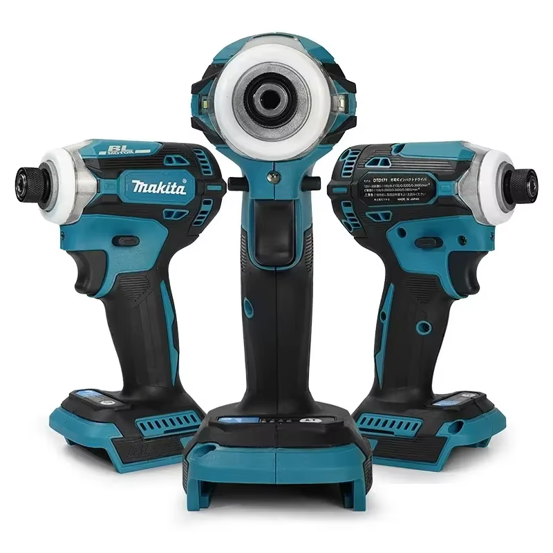 Makita DTD173 18V tournevis à percussion sans fil 180Nm perceuse électrique tournevis avec lumière L