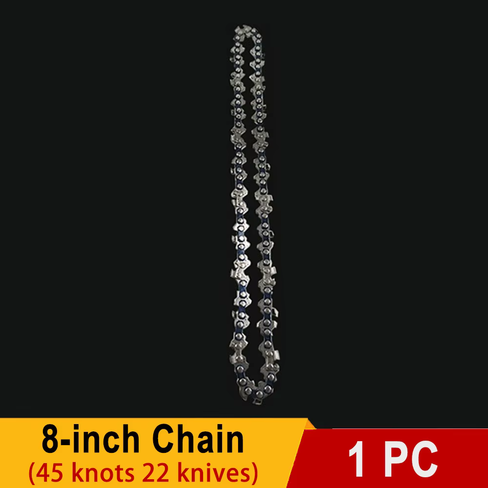 8 pouces 1/4 "LP scie électrique 45 noeuds 22 couteaux chaînes de tronçonneuse scie à bois lame tail