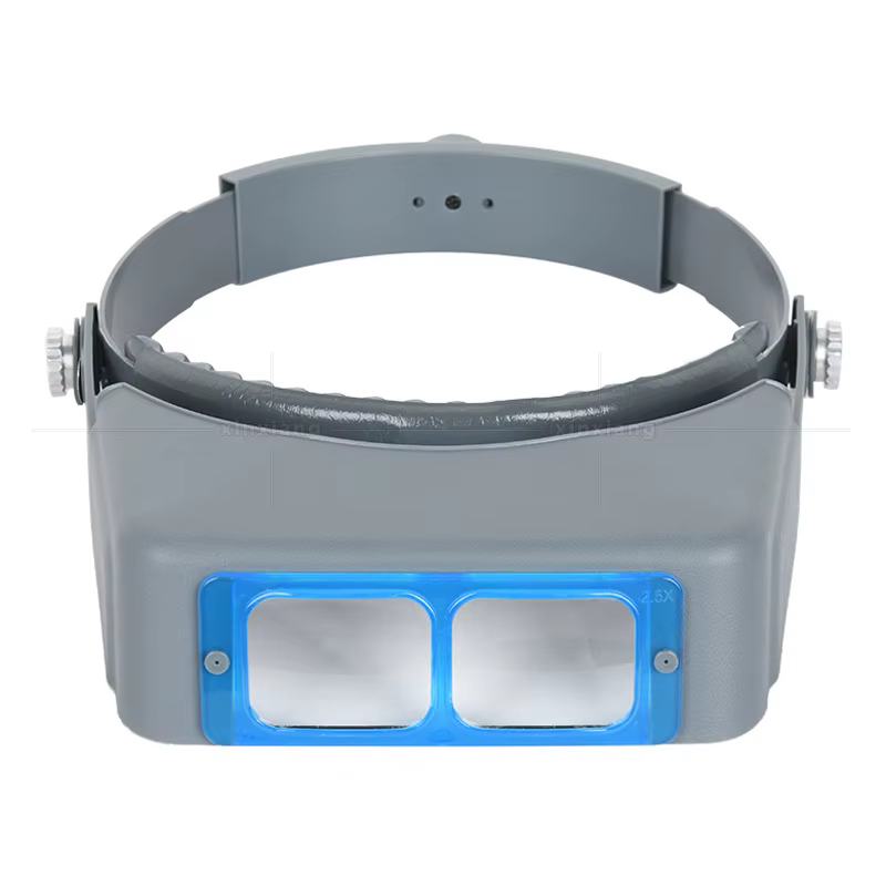 Loupe professionnelle de port de tête, Optivisor, Loupe oculaire à 4 lentilles pour la réparation de