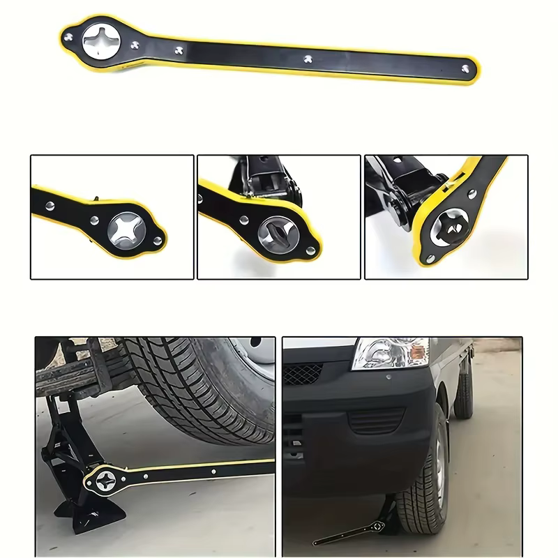 Clé à cliquet à cric à économie de main d'œuvre automatique avec cliquet à cric à longue poignée pou