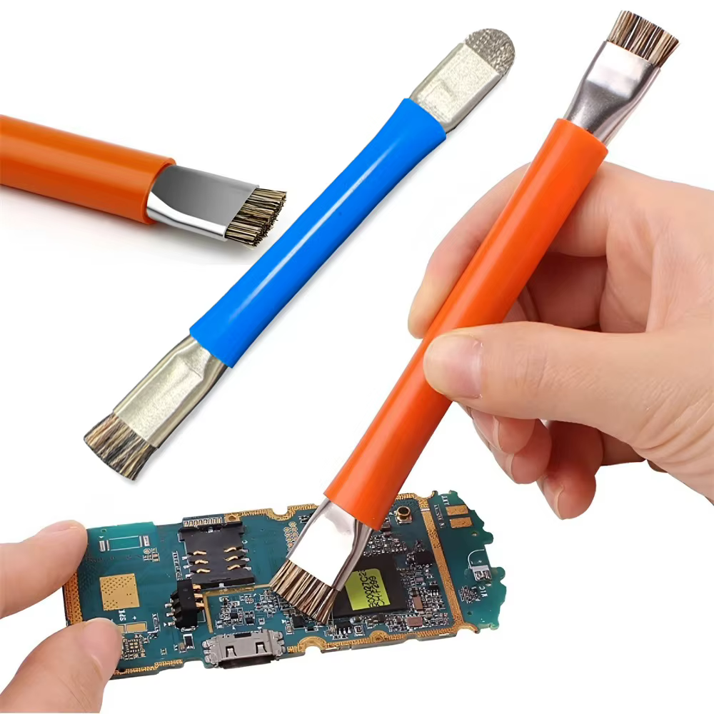 SUNSHINE SS-022B brosse sûre antistatique carte mère PCB brosse de nettoyage pour téléphone portable