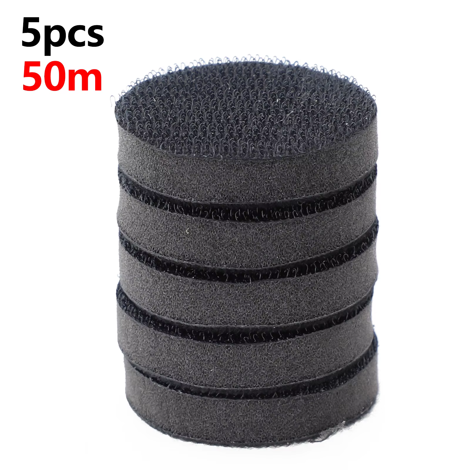 Lot de 5 tampons d'interface en éponge souple 50/75 mm avec crochet pour plateau de support de ponce
