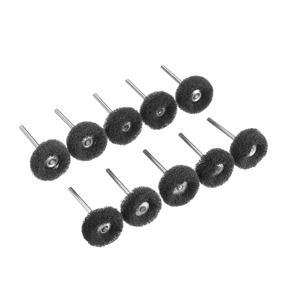Mini accessoires de polissage de ponçage avec tige de 3mm, perceuse de planche en nylon, brosse conv