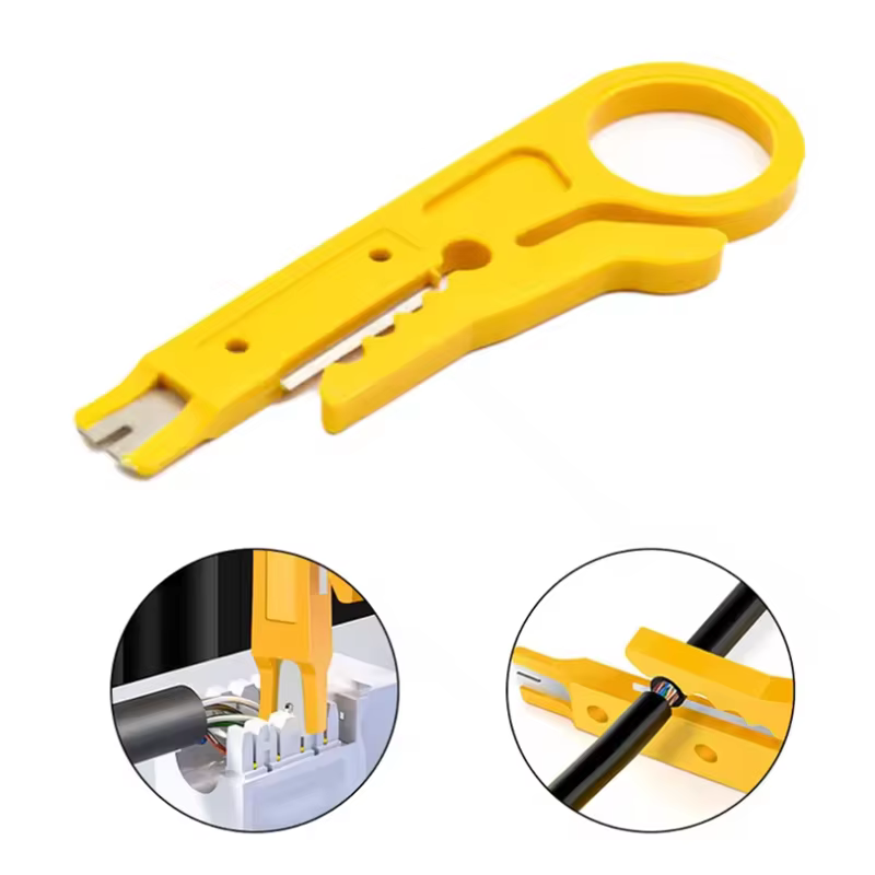 Nouveau Mini dénudeur de fil Portable, lame d'outil de poinçonnage d'impact pour fil réseau, outil d