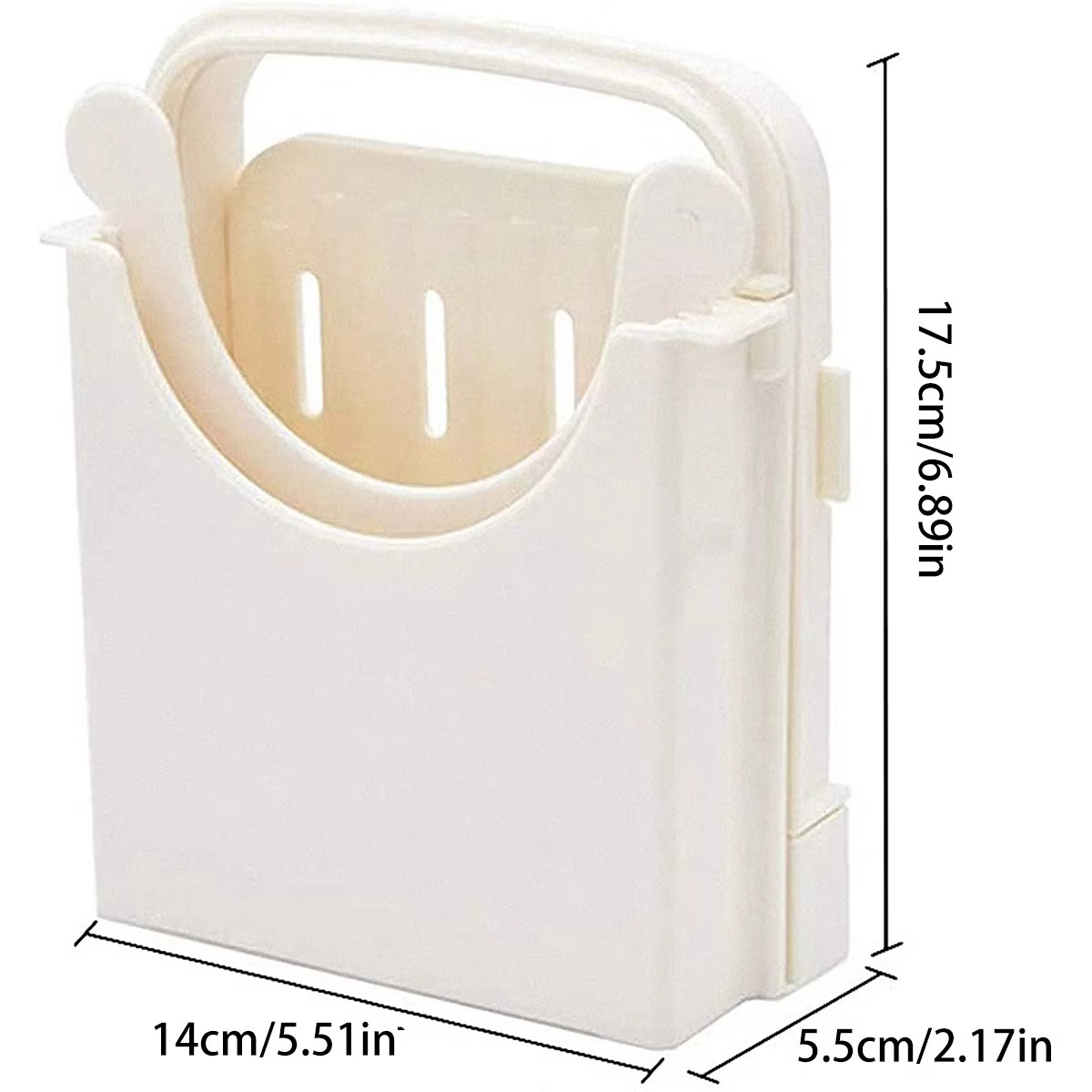 JXSLICER-Machine à trancher le pain de toast réglable, outils pliables en plastique, guide de coupe 