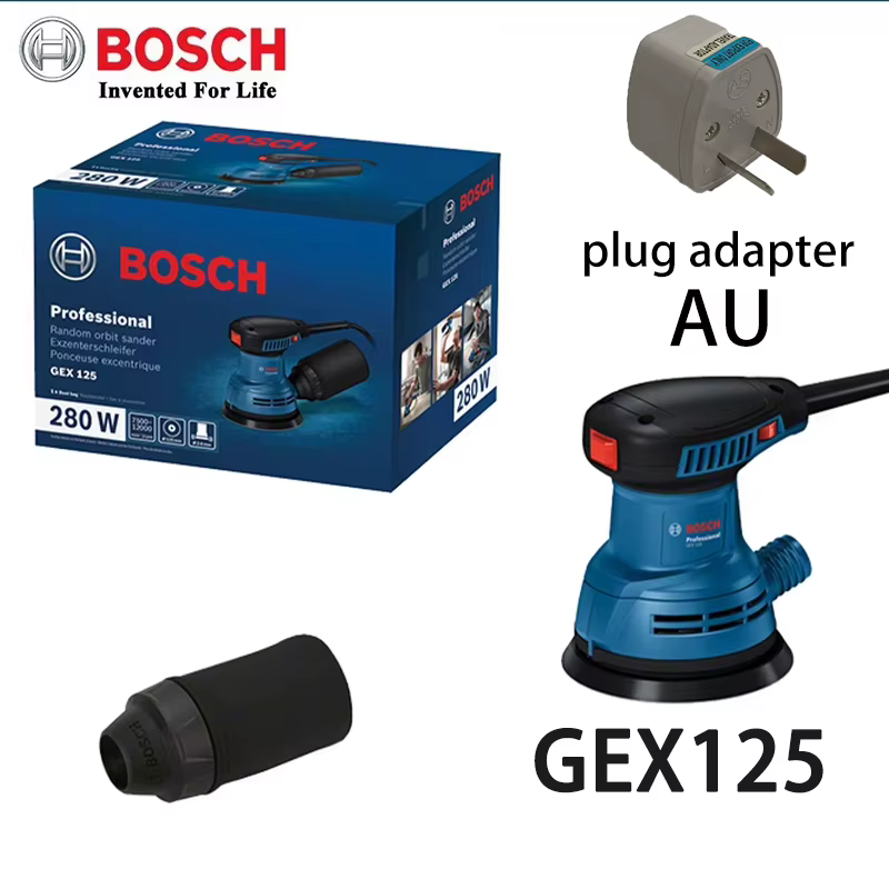 Ponceuse orbitale multifonctionnelle Bosch GEX125 280W / Meuleuse orbitale / Machine à poncer pour l