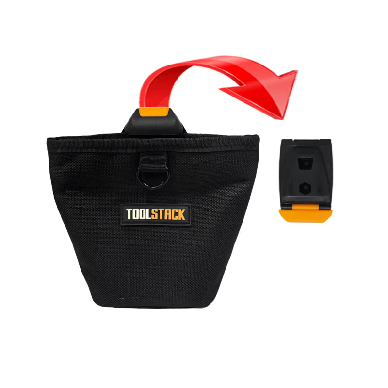TOOLSTACK Sac à outils de ceinture, pochette organisatrice d'outils multifonction, pochette à outils