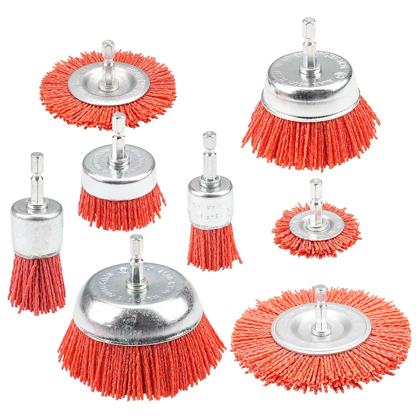 Brosse en nylon, brosse à fil abrasif pour perceuse, outil rotatif, polissage du bois, ébavurage, ne