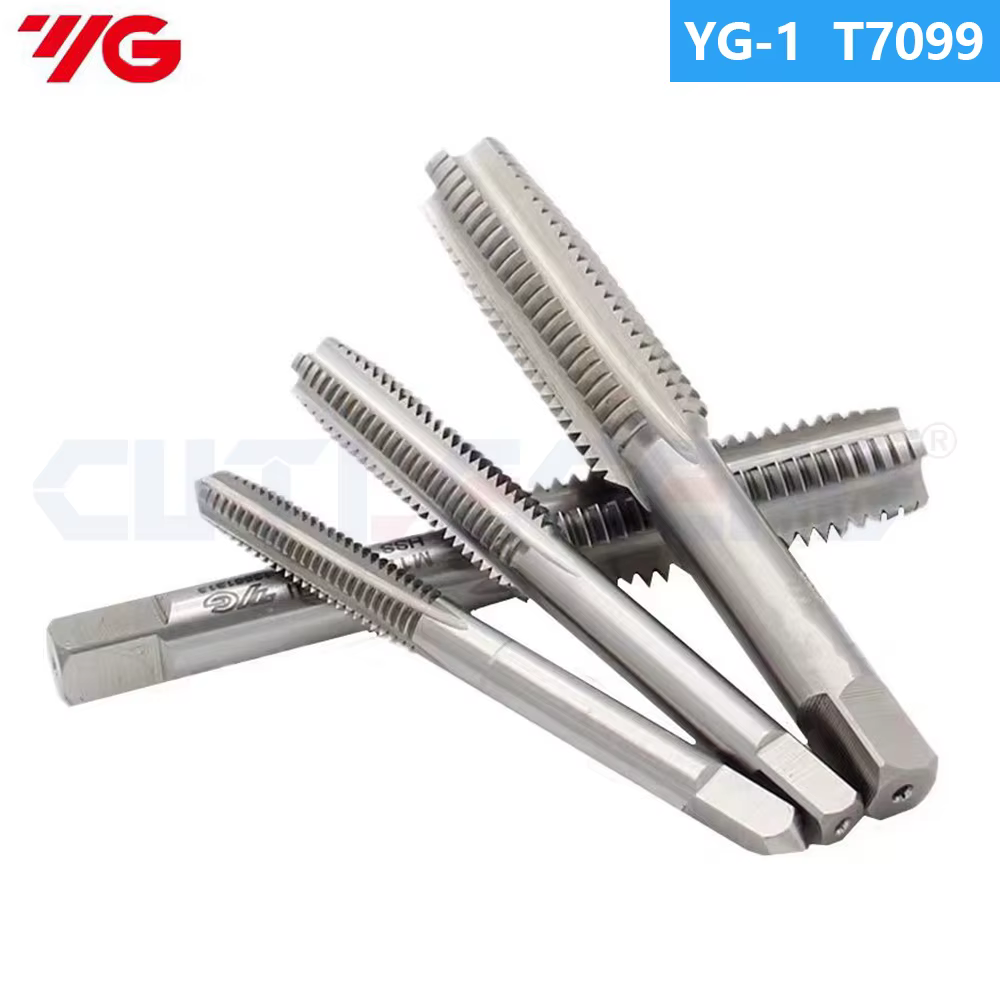 100% Original corée YG-1 T7099 haute qualité HSS main 1 # 2 # 3 # Taraud 3 pièces/ensemble M3