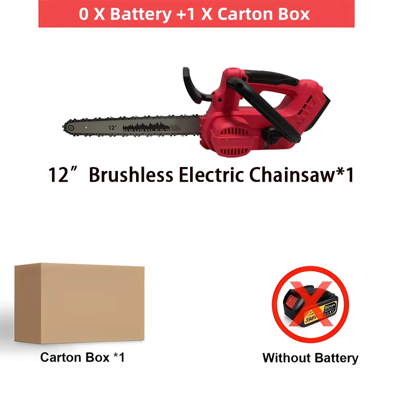 Pour Milwaukee 18V batterie sans brosse 12 pouces scie à chaîne haute puissance automatique huileur 