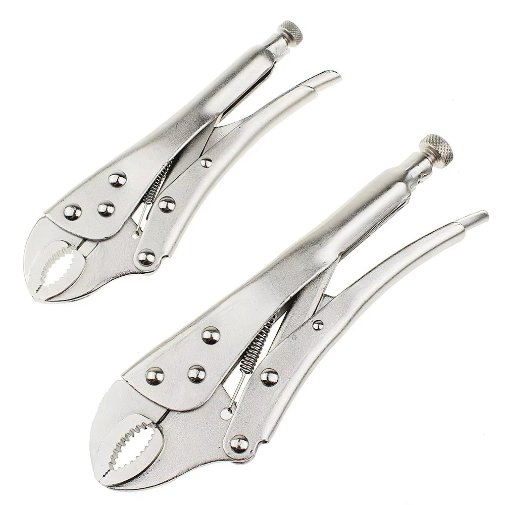 7 "10" pouces verrouillage rond bouche plate mâchoire droite pince multi-outils outils à main
