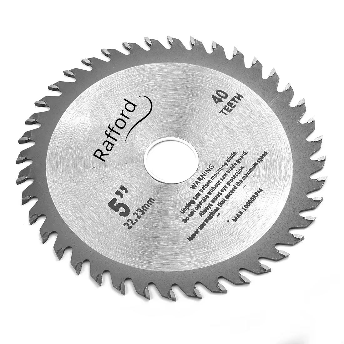 Mini lame de scie circulaire, disque de coupe de 5 pouces, 125mm, pour bois, plastique, métal, outil
