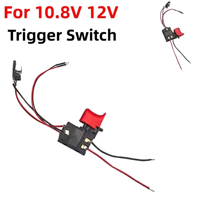 Remplacement de l'interrupteur à gâchette pour perceuse électrique Bosch 10.8V 12V, interrupteur de 