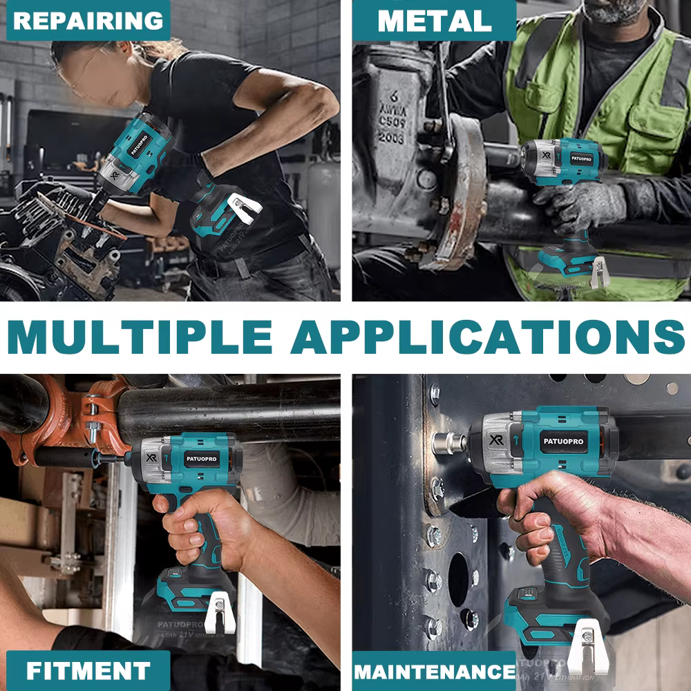 Makita – clé à chocs sans balais 500N.m, clé électrique Rechargeable sans fil de 1/2 pouces, outil é
