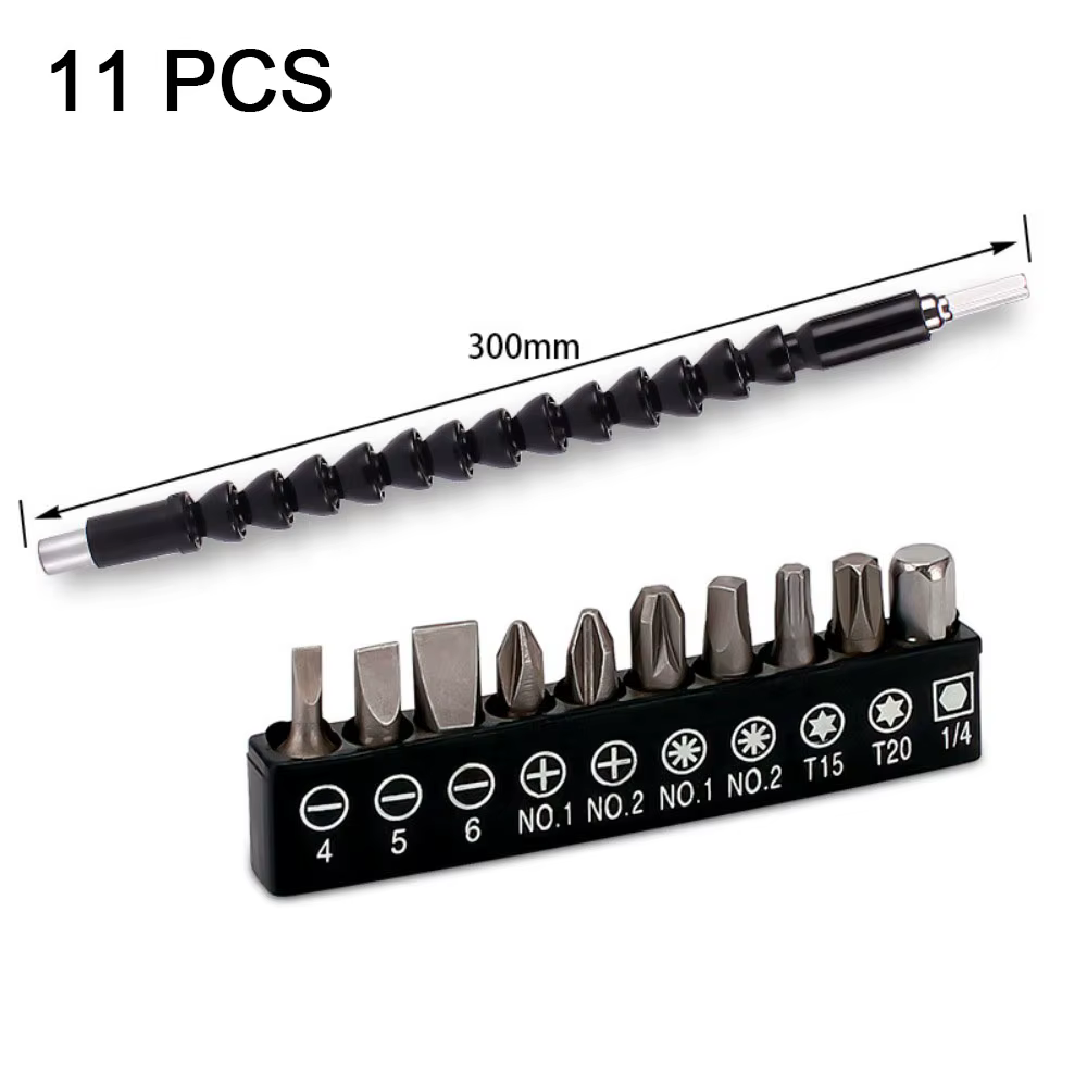 Kit d'extension de perceuse flexible L'extension de perceuse flexible comprend un manchon universel 