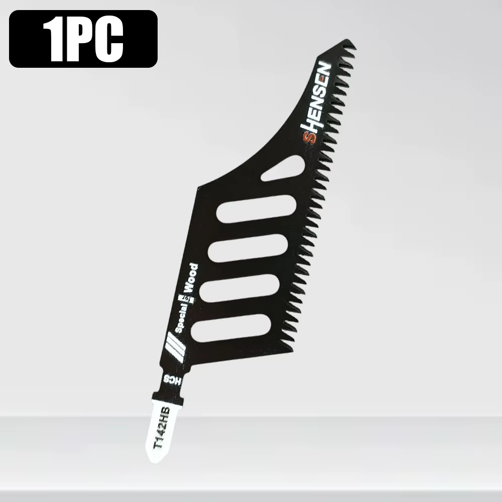 Lame de scie à découper en forme de T pour coupes courbes irrégulières, adaptée au bois, au contrepl