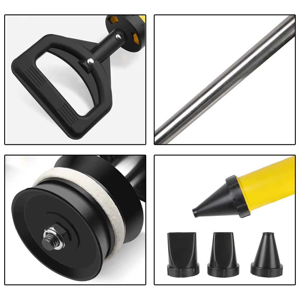 Pistolet de calfeutrage applicateur avec 4 buses, outils manuels, pistolet de jointoiement, pompe à 