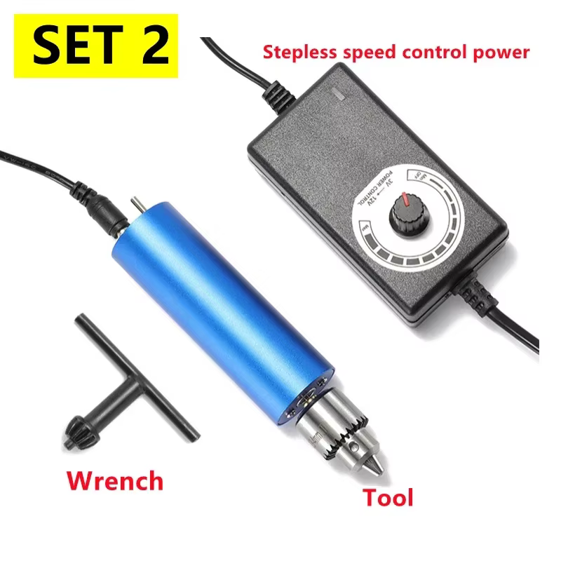 Mini meuleuse électrique en métal, perceuse électrique pliable 220V 13000, vitesse réglable en conti