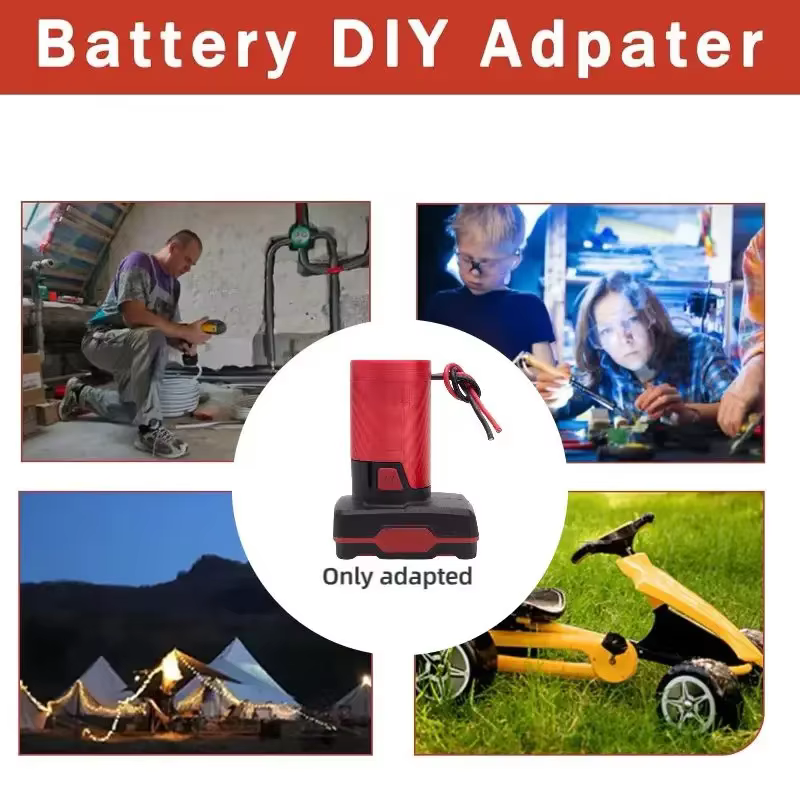 Adaptateur de batterie de convertisseur de bricolage pour adaptateur parkside 12v, convertisseur de
