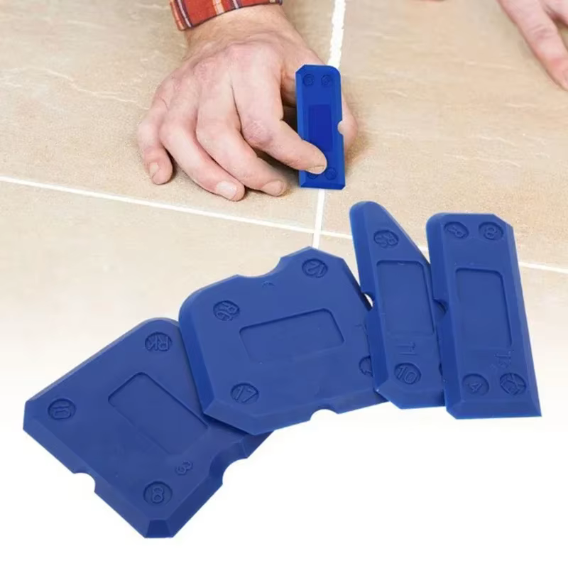 Grattoir à ciment en verre et Silicone, outil de dissolvant de coulis, finition domestique, outils d