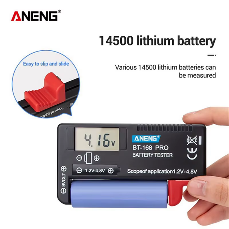 BT-168 Pro BT-168D BT-168 testeur de batterie numérique affichage LCD CDN AAA AA pile bouton vérific
