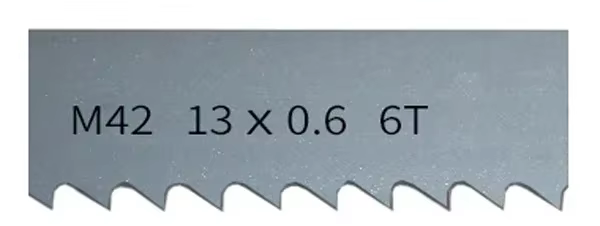 1 pièce Lame de scie à ruban bimétallique M42 de 1/2 pouce, longueurs 1085, 1140, 1300, 1511x13 mm. 