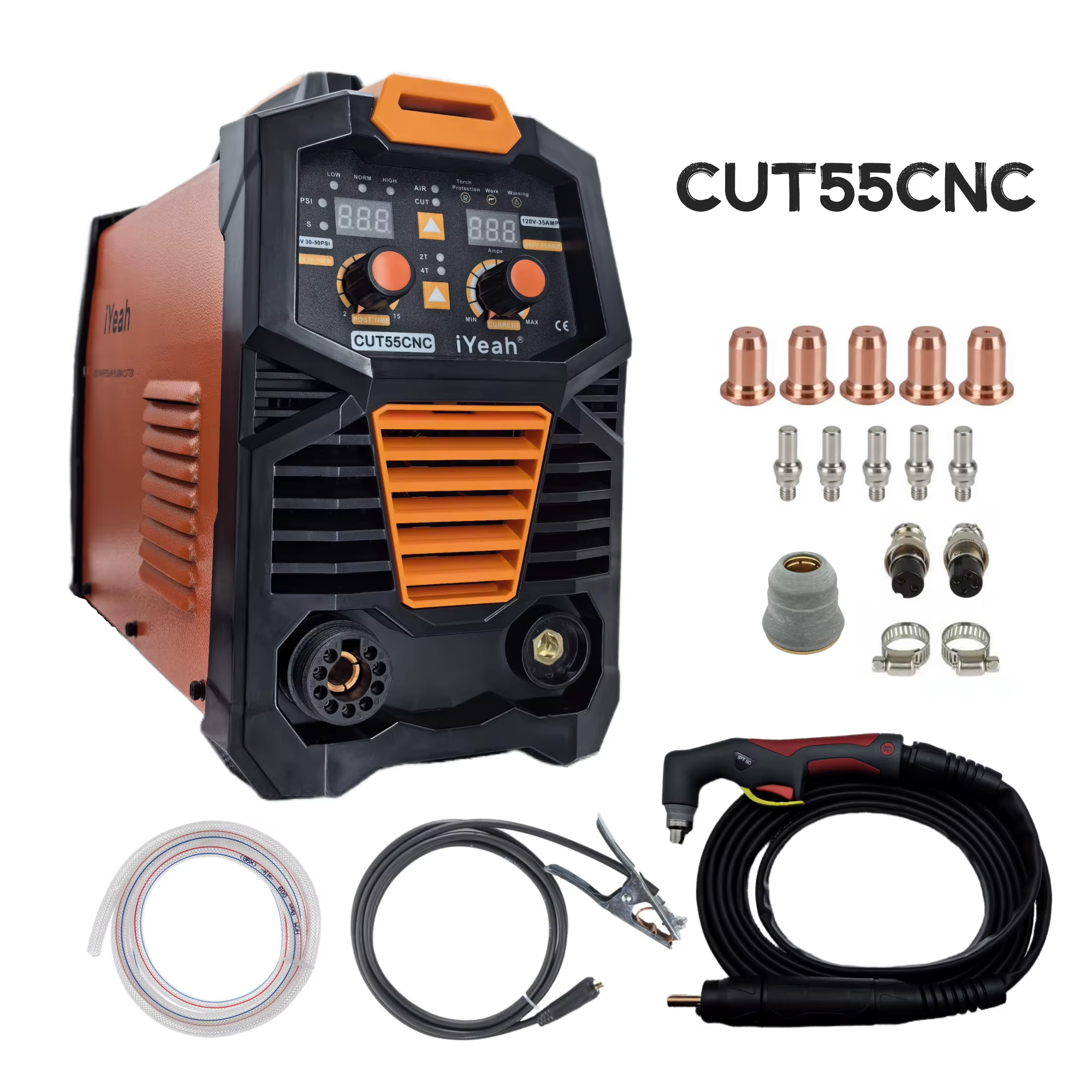 CNC Non-HF Pilot Arc CUT55 CNC iYeah Machine de découpe plasma 110V/220V 55A machine Avec PT60/PTM60