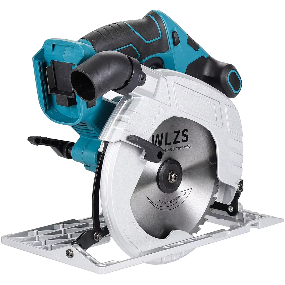 Scie circulaire sans fil de qualité professionnelle de 7-1/4 pouces pour batterie 18V avec moteur à 