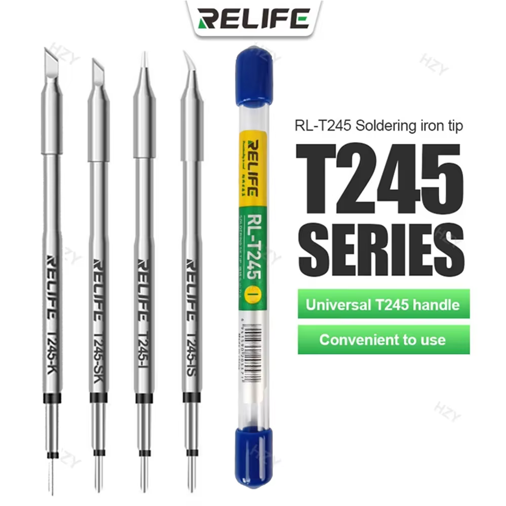 RELIFE RL-T245 pointes universelles C245 pointe de fer à souder Compatible pour X soudage T245 Stati