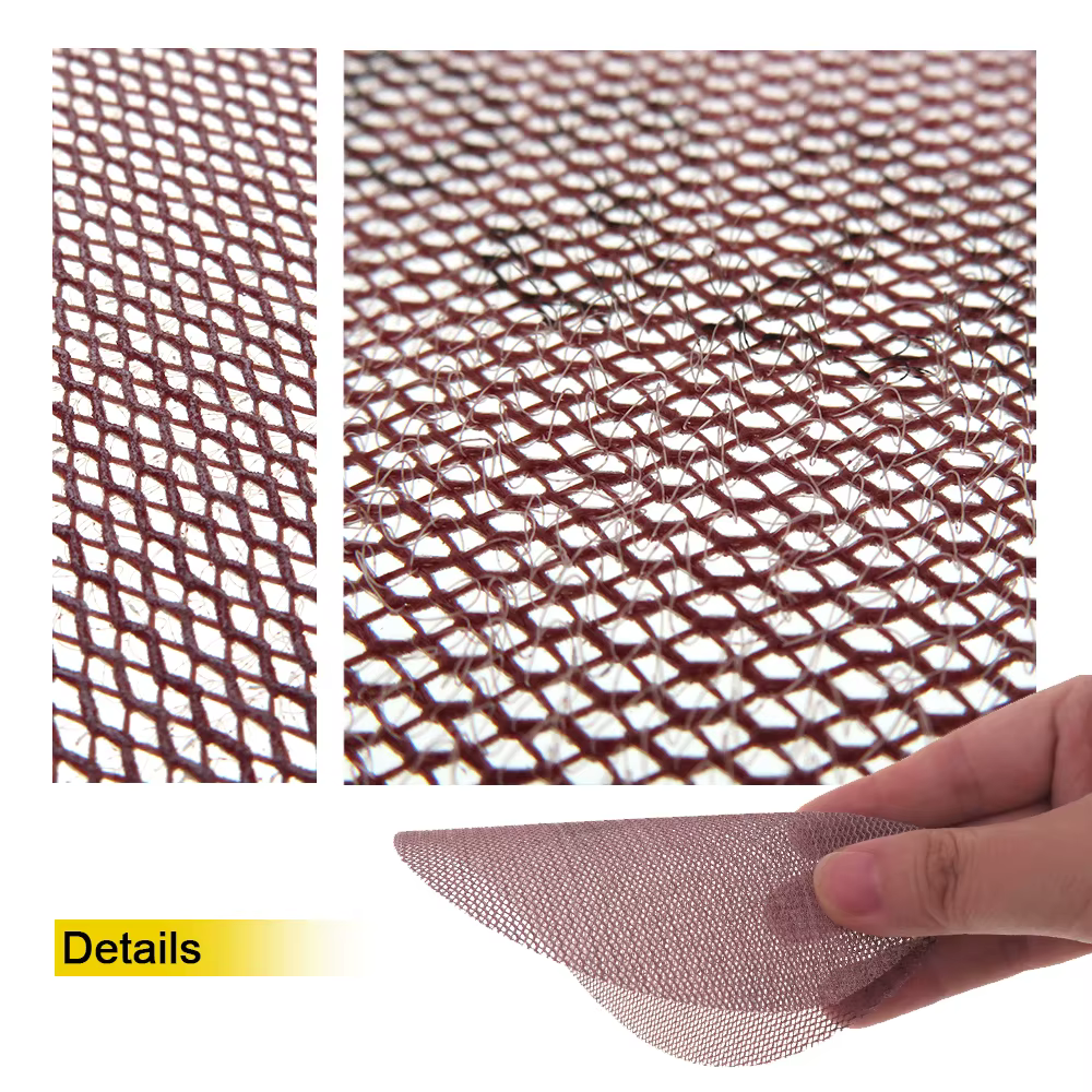abrasifs en maille pour meubles en bois, disque anti-poussière, anti-blocage, meulage pointu, disque