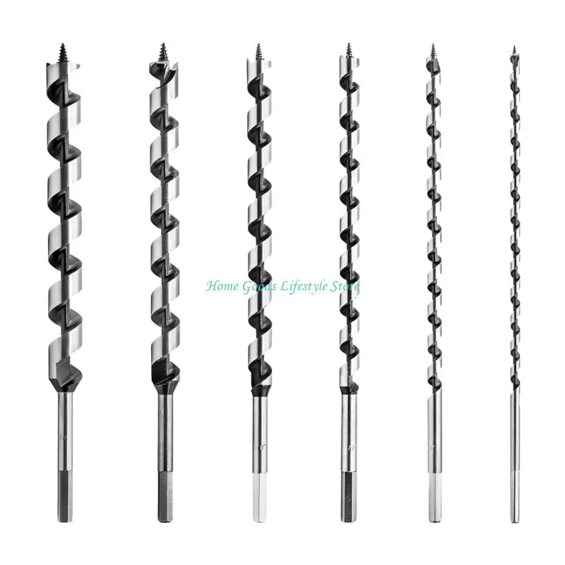 E74E 6 pièces forets à tige hexagonale pour le bois dur charpente métallique le travail professionne