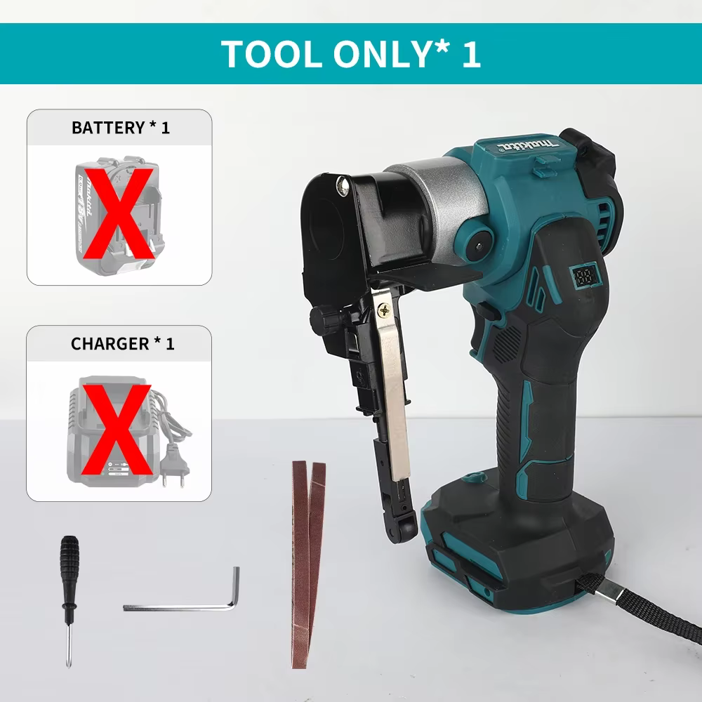 Ponceuse à bande électrique sans balais, ponceuse et polisseuse sans fil avec bandes, outils électri