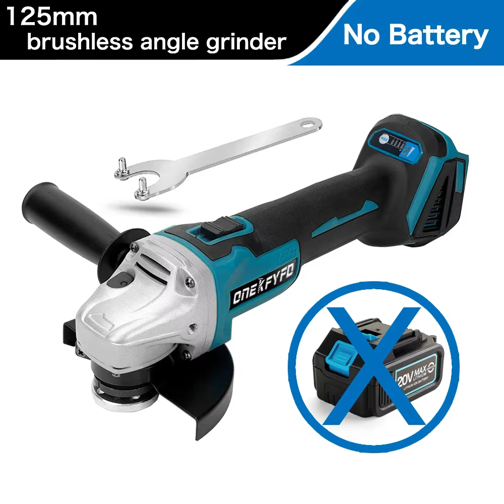 Makita – meuleuse d'angle à percussion sans fil 18V, 125mm, outils électriques de bricolage, Machine