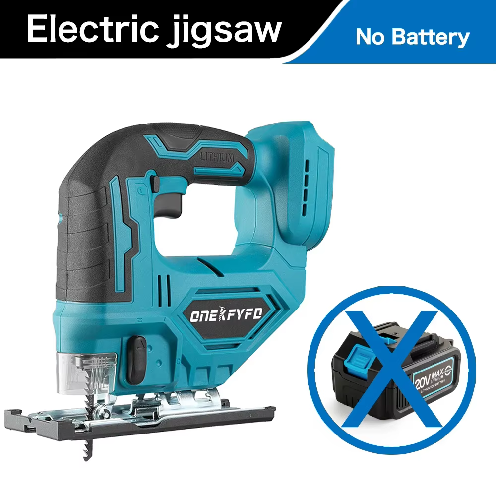 Makita-Scie sauteuse électrique sans fil, outil de travail de calcul multifonction portable, batteri