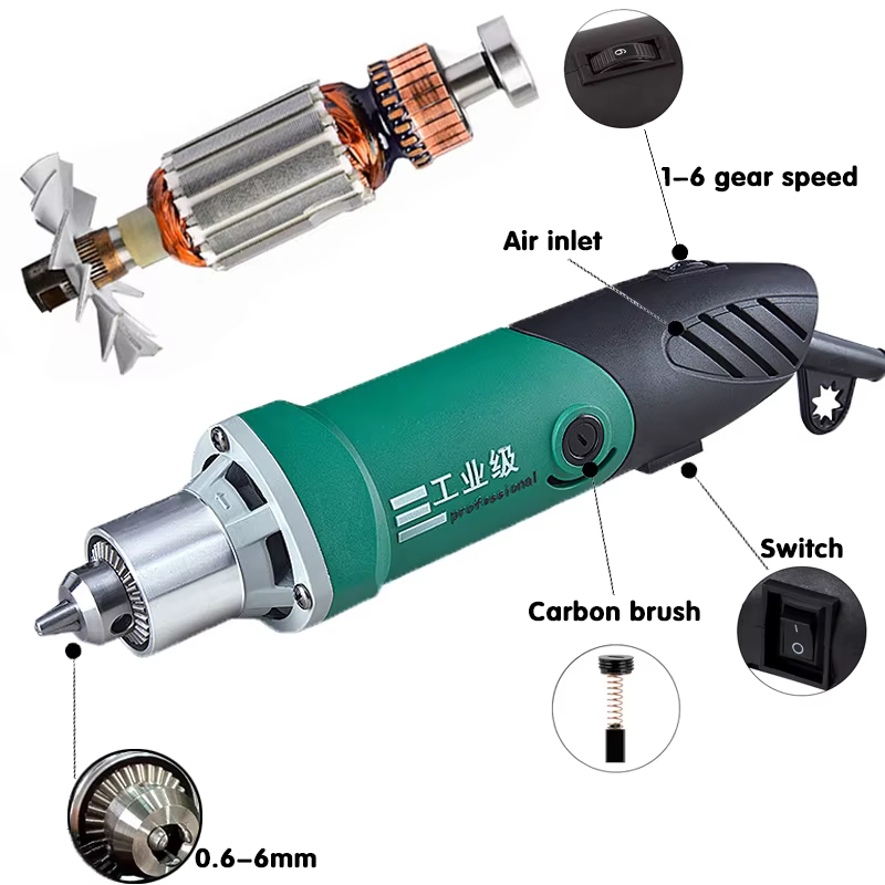 Dremel 260W/480W graveur haute puissance perceuse électrique gravure outil rotatif arbre Flexible 6 