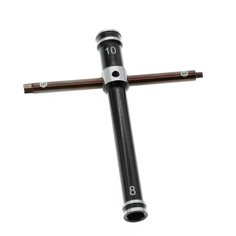 Outil de démontage de bougies de préchauffage RC, clés cruciformes 8mm 10mm, douilles, tournevis hex