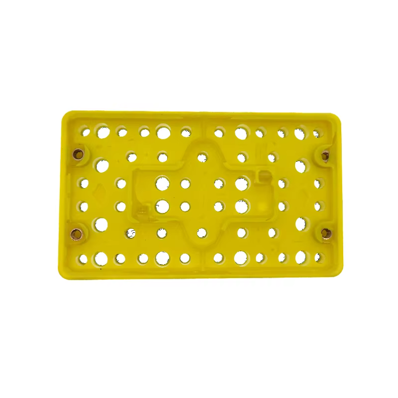 Tampon de support de ponceuse 80x133mm avec 54 trous d'extraction de poussière, feuilles de ponçage 