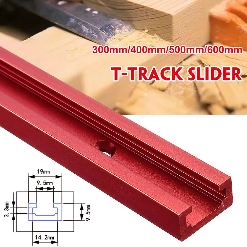 60cm T30 piste t-slider T fente piste 50cm 40cm 30cm gabarit mitre jauge Guide goulotte pour établi 